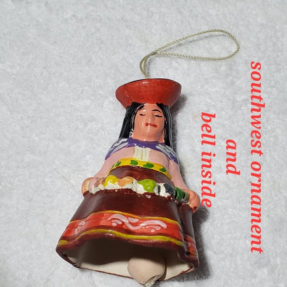 Vintage Southwest Bell and Christmas Ornament - Picture 2 of 6